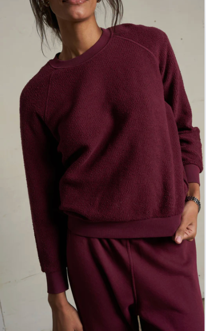 Ziggy Sweatshirt- Dark Burgundy
