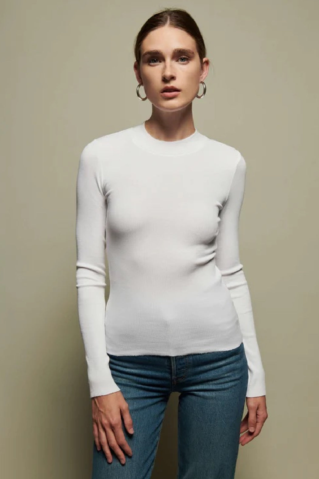 Gina Mock Neck Tee