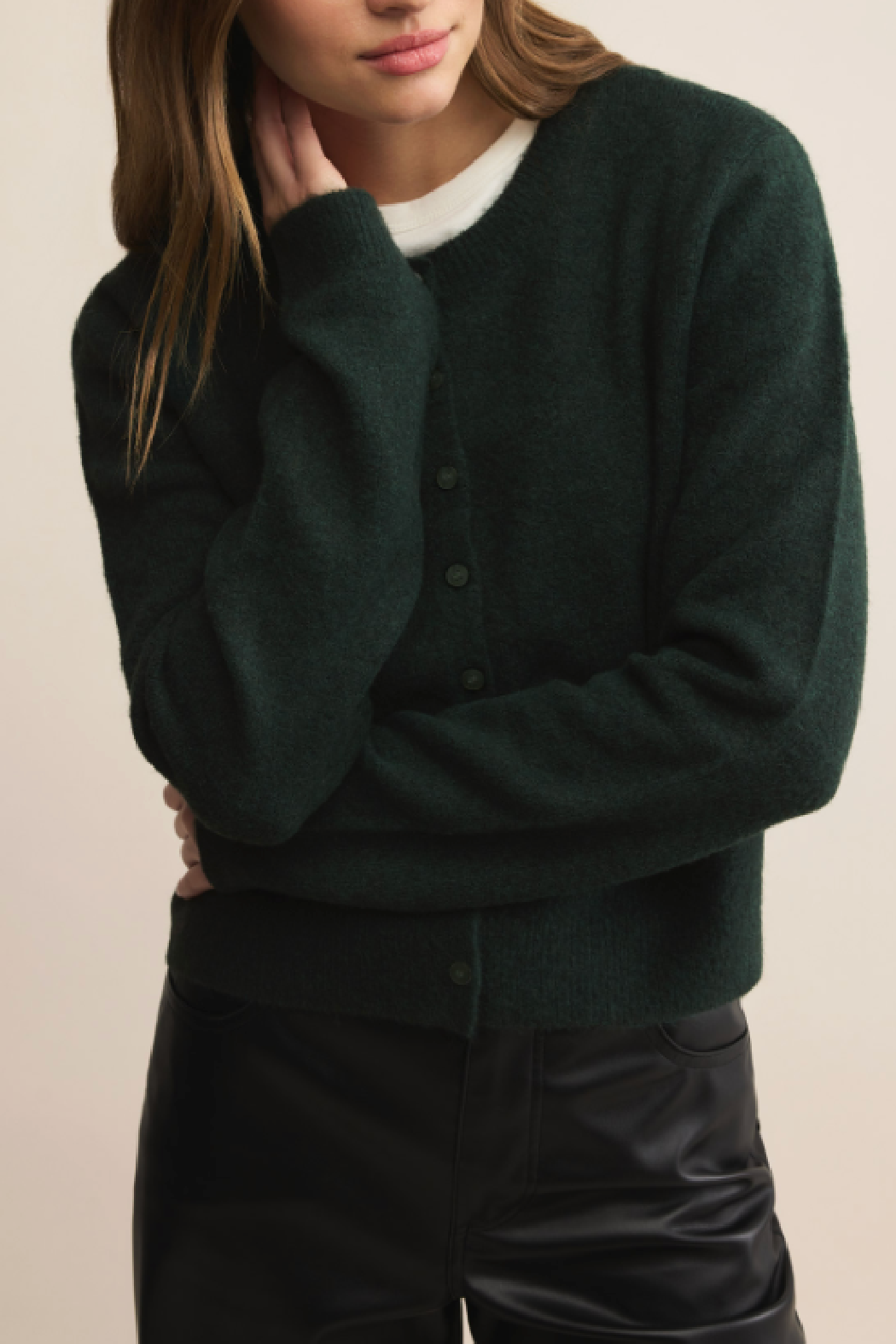 Medina Cardigan - Garland Green