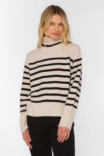 Parley Sweater - Ivory/Black Stripe