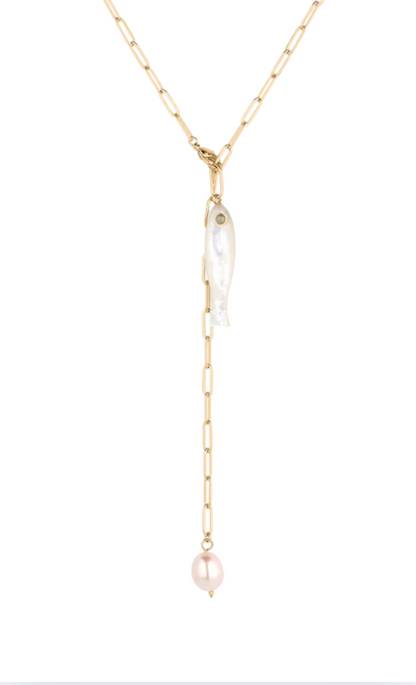 Fortuna Mother of Pearl Charm