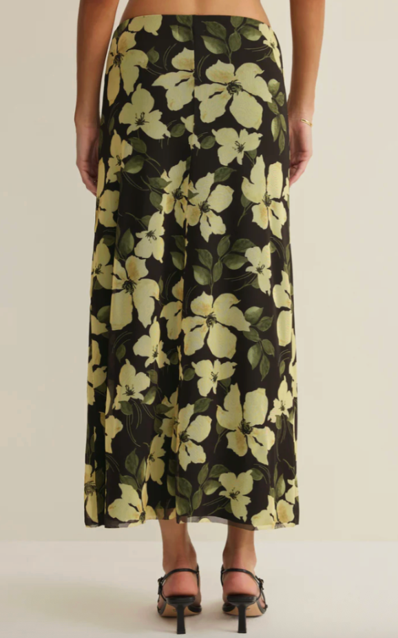 Eda Ren Floral Mesh Skirt