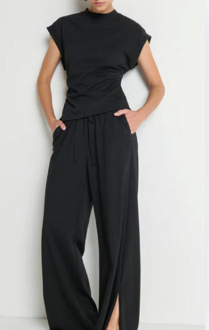 Andrea Side Shirred Top