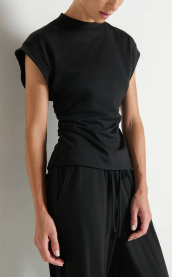 Andrea Side Shirred Top