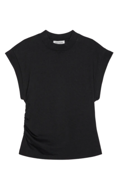 Andrea Side Shirred Top