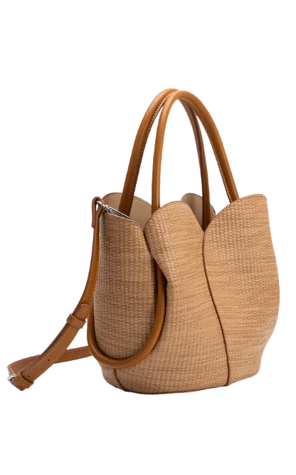 Tulip Raffia Bag