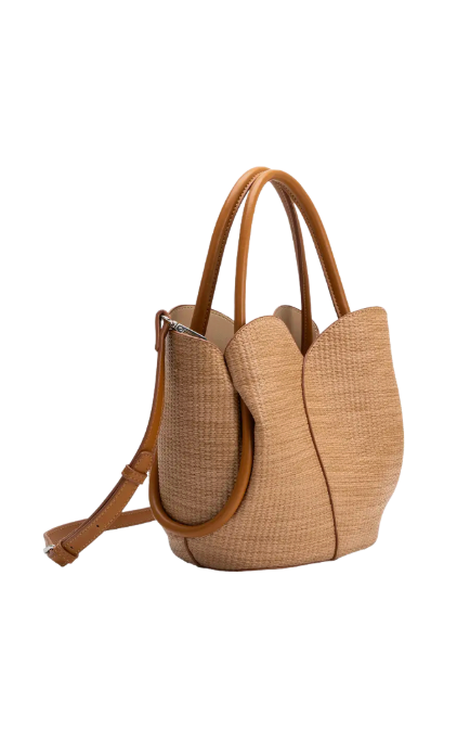 Tulip Raffia Bag