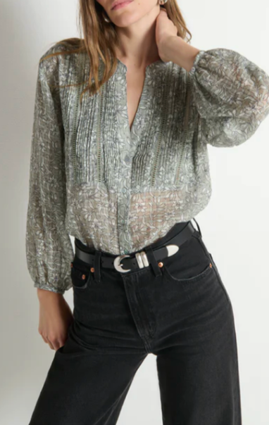 Vella Pintucked Top