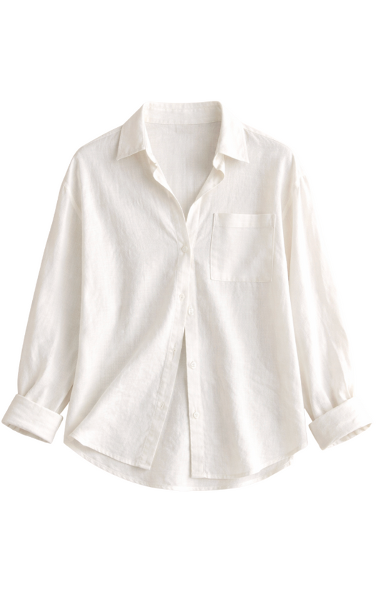 The Perfect Button Up - White