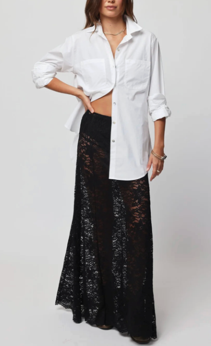 Lace Maxi Skirt