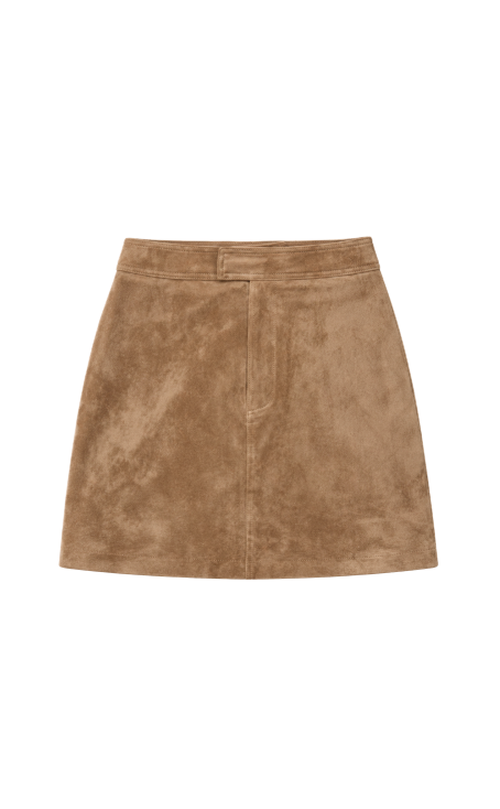 Perri Suede Mini Skirt