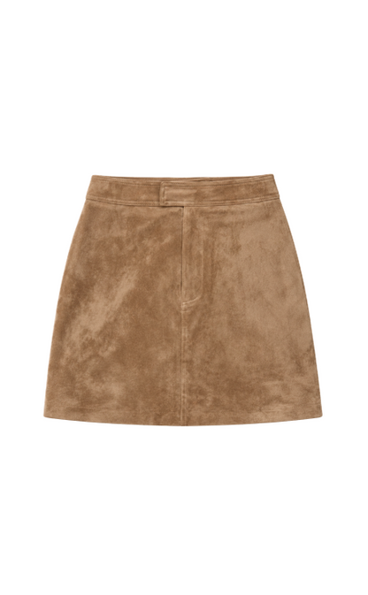 Perri Suede Mini Skirt