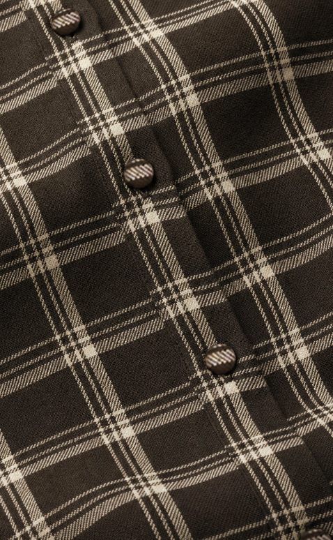 Angel Eyes Plaid Midi