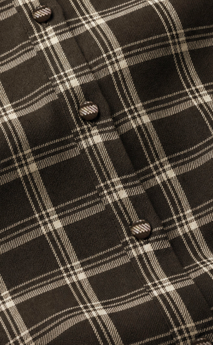 Angel Eyes Plaid Midi
