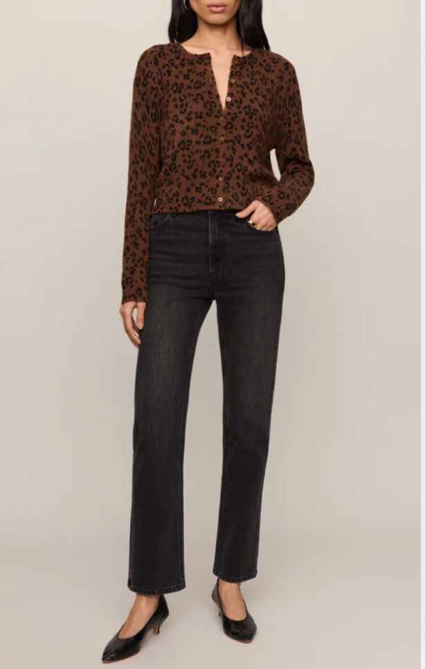 Medina Leopard Cardi