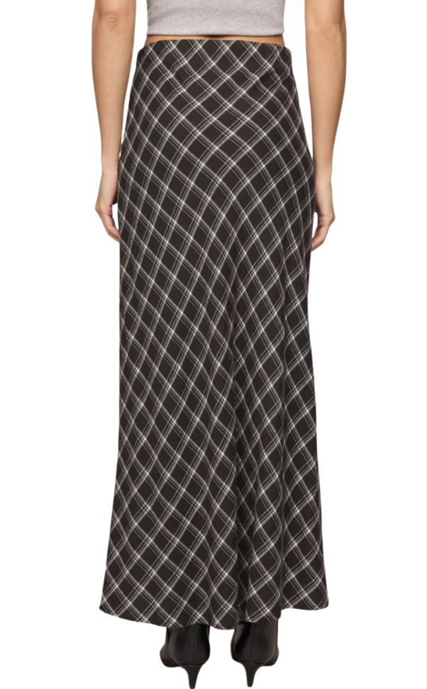 Europa Plaid Skirt
