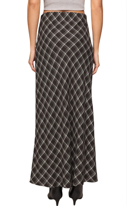 Europa Plaid Skirt