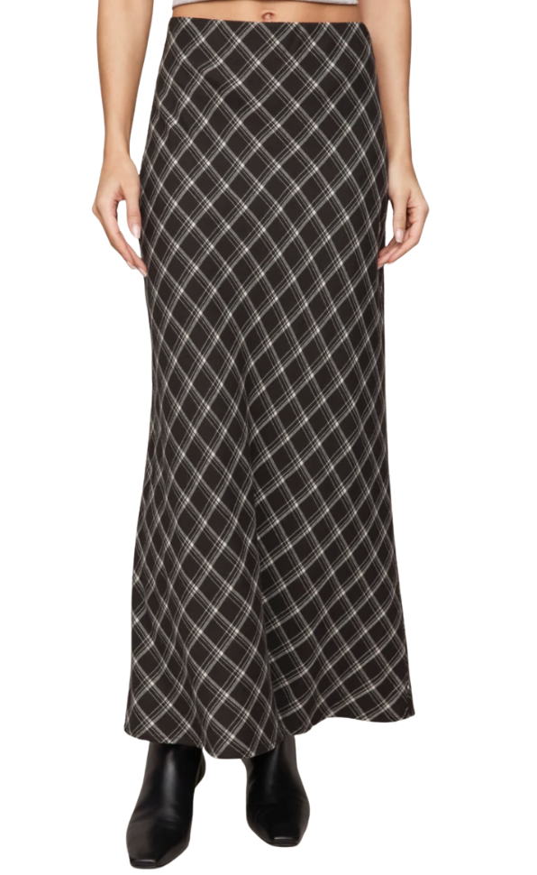 Europa Plaid Skirt