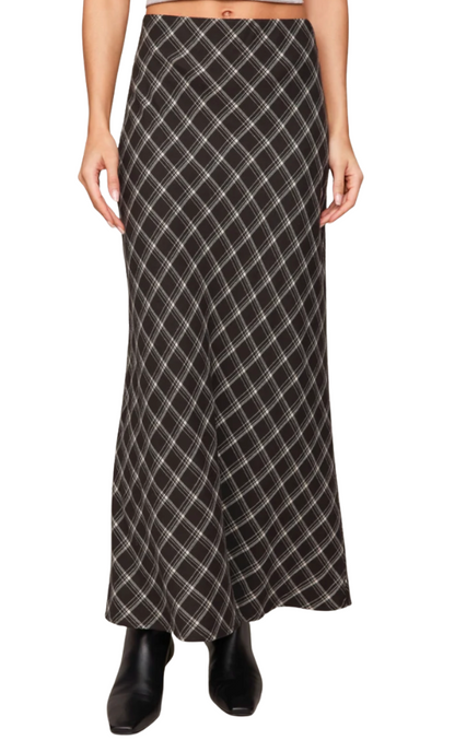 Europa Plaid Skirt