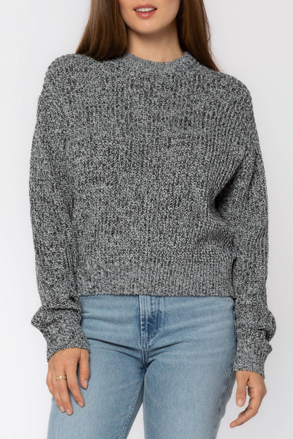 Marled Black Sweater