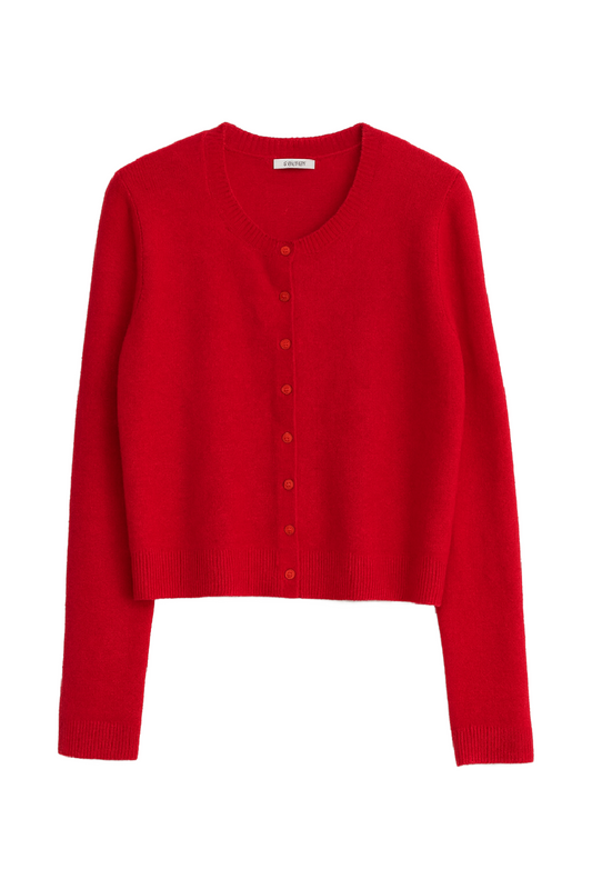 Medina Cardigan - Festive Red